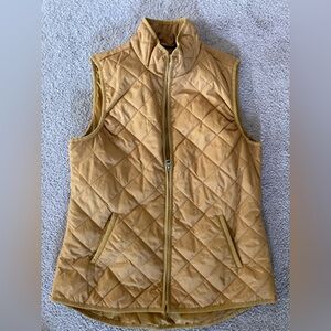 Old Navy Quilted Mustard Vest